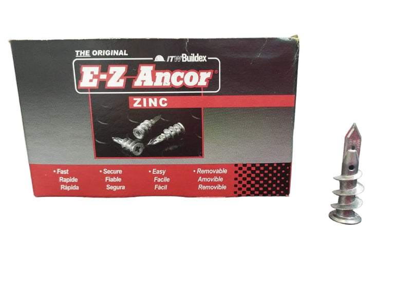 Anclaje/ Ramplug Metalico P/ Fibrocemento 1/2" X 1 1/2" Zincado Autorroscante Largo Cod.5064 Buildex