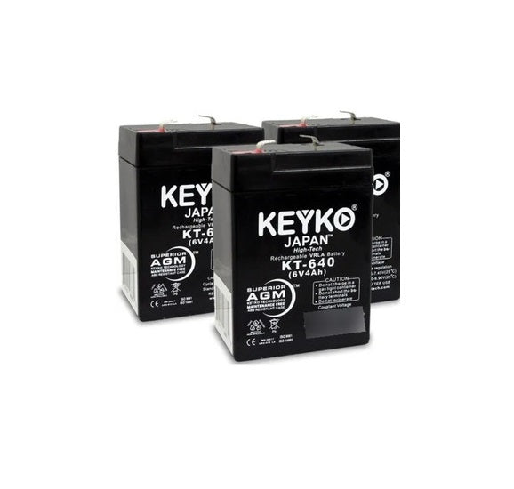 Bateria 6 V 4 Amp Ref. Kt640 Marca Keyko