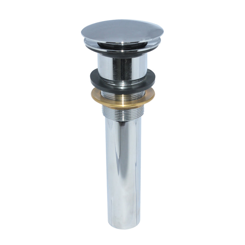 Desague Para Lavamanos Y Bidet Tipo Push Button Cr. S/ Rebose Ref. 35acc605s/Reb Marca Fp