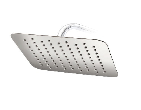 Ducha / Regadera Anticalcareo Cuadrada De 12" Acero Inox Plana Serie Capri Ref. Bm-B1201ca Marca Bm