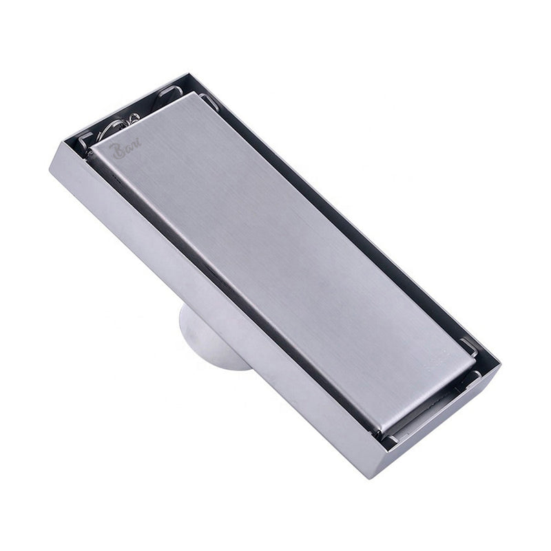 Rejilla Rectangular 8 Cm X 28 Cm Acero Inox. Ref. Dre.01.07 Marca Bari