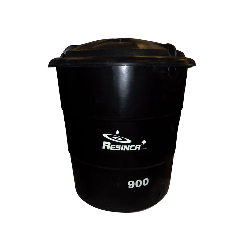 Tanque De Agua Cap. 900 Lts Mod. Euro Tanque (1.22 X 0.90 Mts) Negro Marca Resinca