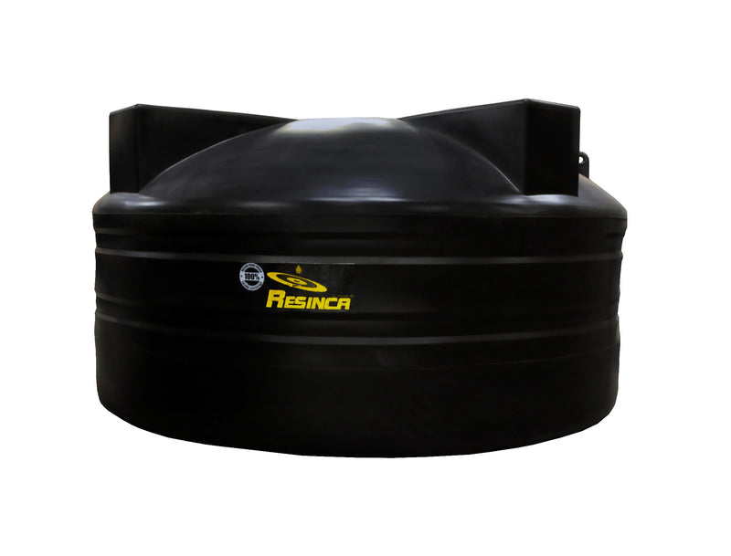 Tanque De Agua Cap.7.500 Lts Mod. Jumbo Institucional(2.36x1.79mt) Color Negro 3 Capas Marca Resinca