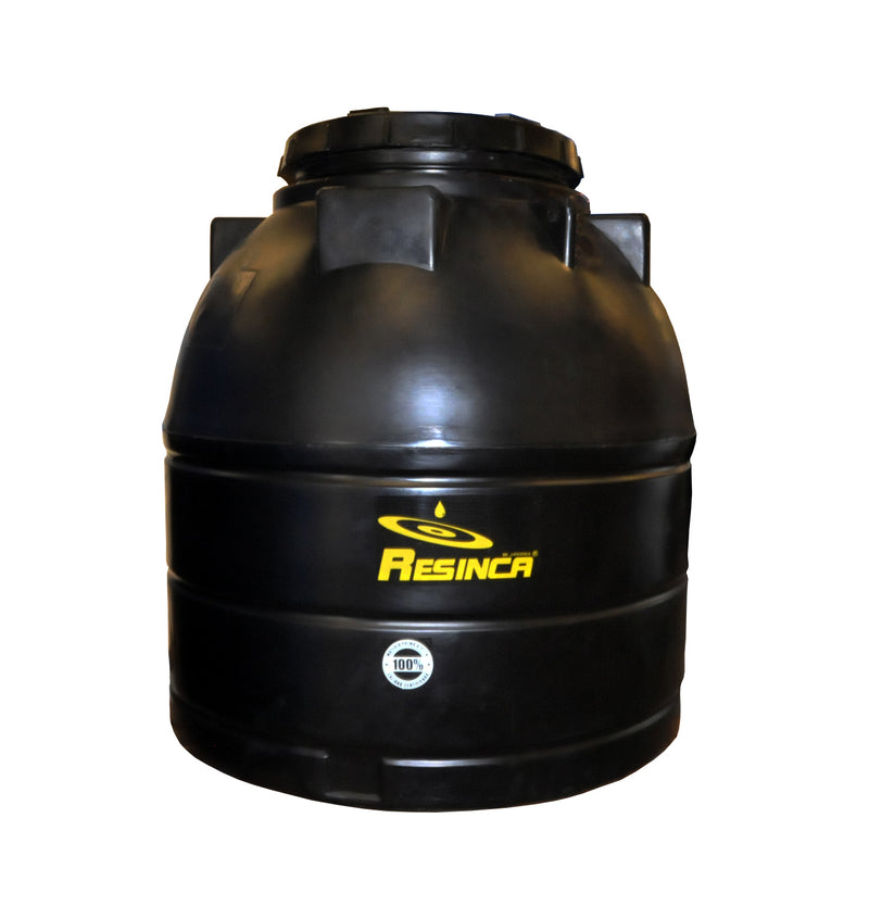 Tanque De Agua Cap. 1.200 Lts Mod. Jumbo Domestico (1.20 X 1.35 Mts) Negro Doble Capa Marca Resinca