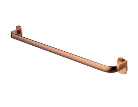 Toallero De Barra Rose Gold Decorativo Serie Prestige 60 Cm Ref. 37tbr007rg Marca Fp